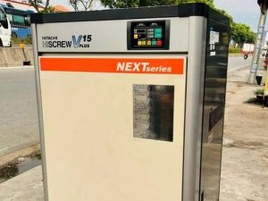 Máy nén khí trục vít Hitachi 15kW 20HP chính hãng nội địa Nhật