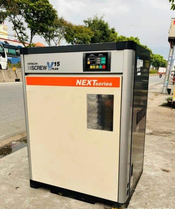 Máy nén khí trục vít Hitachi 15kW 20HP chính hãng nội địa Nhật