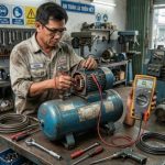 Kiểm tra mô tơ máy nén khí 1HP cũ trước khi mua