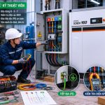 Không tự ý đấu dây điện máy nén khí nếu chưa có kiến thức