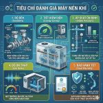 Các tiêu chí đánh giá máy nén khí tốt cho doanh nghiệp và nhà xưởng hiện đại