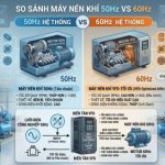 So sánh máy nén khí 50Hz và 60Hz khi sử dụng tại Việt Nam