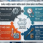 Các dấu hiệu nhận biết máy nén khí cần bảo dưỡng