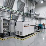 Vị trí đặt máy nén khí và hệ thống điện an toàn