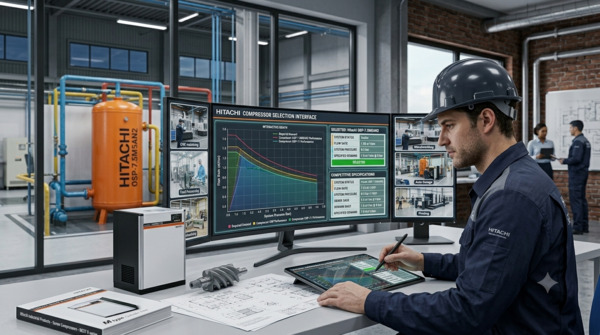 Kinh nghiệm chọn mua máy nén khí Hitachi 7.5kW phù hợp nhu cầu