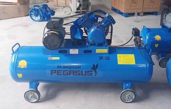 Máy nén khí Pegasus 2HP cũ phù hợp nhu cầu phổ thông