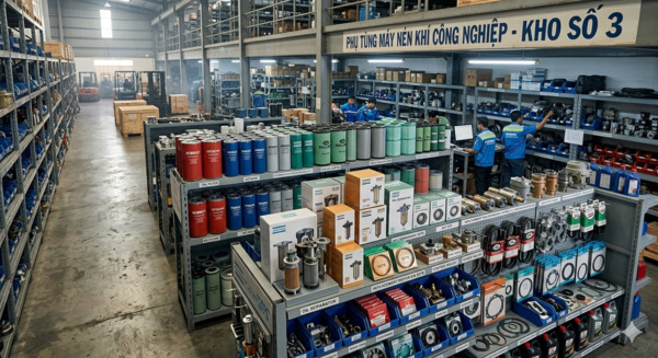 Phụ tùng thay thế cho máy nén khí Nhật bãi