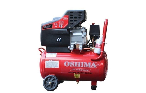 Máy nén khí Oshima 2HP cũ nhỏ gọn cho nhu cầu dân dụng