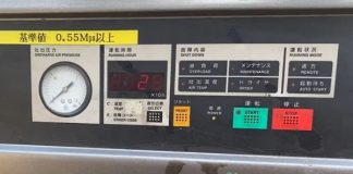 Cách chỉnh áp suất máy nén khí Hitachi