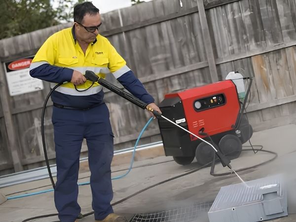 Máy nén khí thổi bụi, vệ sinh công trường