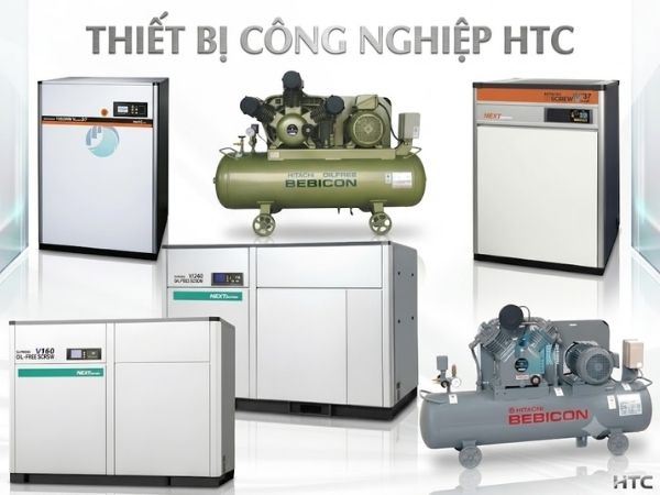 Thiết bị công nghiệp HTC cung cấp máy nén khí cho ngành nhựa