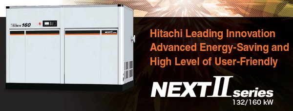 Hitachi là một trong những thương hiệu nổi tiếng của máy nén khí