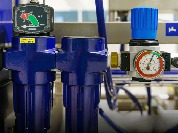 Máy nén khí hỗ trợ chiết rót và định lượng sản phẩm