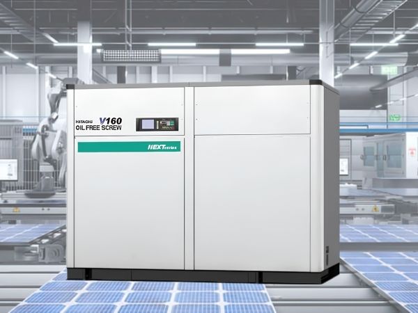 Máy nén khí không dầu Hitachi