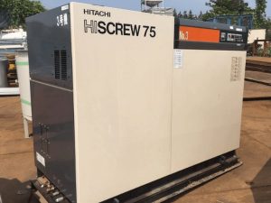 Máy nén khí trục vít Hitachi 75kW chính hãng Nhật Bản