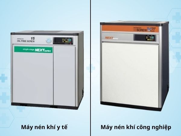 Máy nén khí y tế khác gì máy nén khí công nghiệp?
