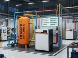 Xem khả năng hoạt động, kích thước và trọng lượng máy nén khí